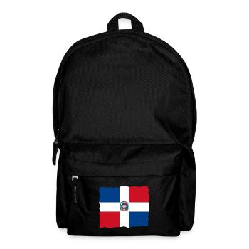 Dominican Republic Flag Dom Rep Flag Travel - Backpack - black - Front