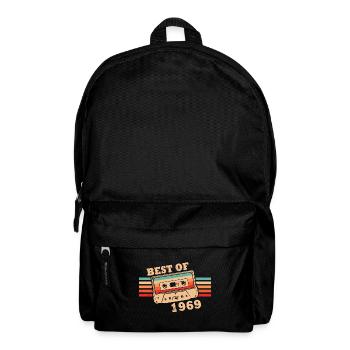Best Of 1969 Vintage Retro Kassette - Rucksack - Schwarz - Vorne