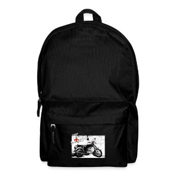 Moped DDR | Power of 2-Takt - Rucksack - Schwarz - Vorne