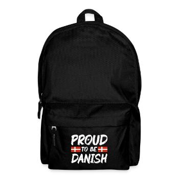 Drapeau du Danemark Scandinavie Drapeau du Danemark Voyage - Sac à dos - noir - Devant