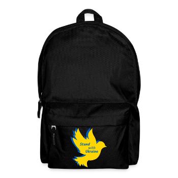 Ukraine Dove Drapeau de la Paix - Sac à dos - noir - Devant