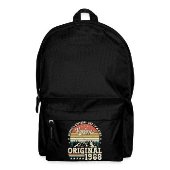 Original 1968 54. Geburtstag Geschenk Herren - Rucksack - Schwarz - Vorne