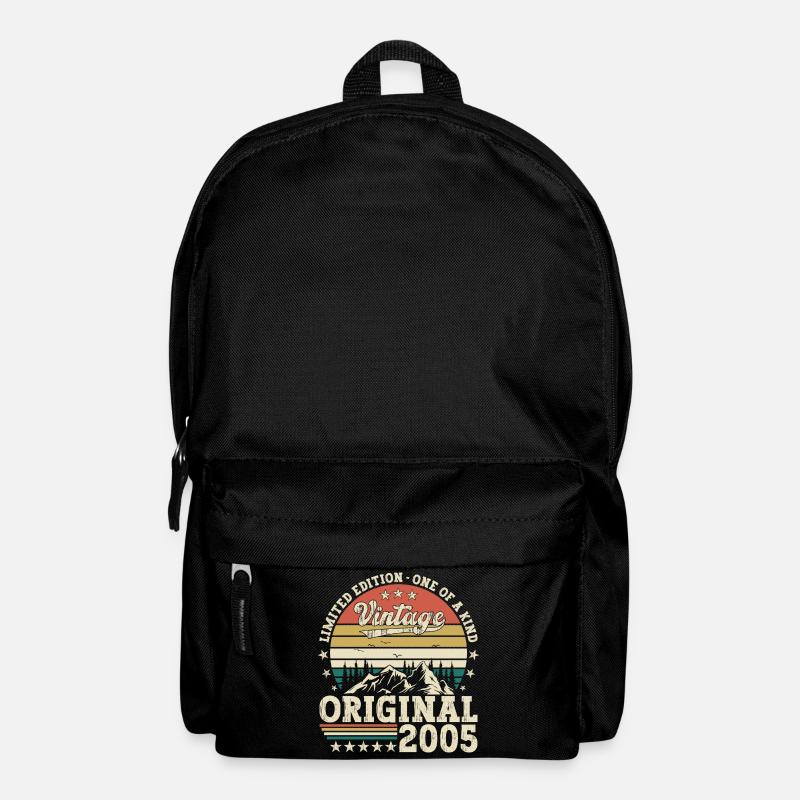 Original 2005 17th Birthday Gift Men - Backpack - black