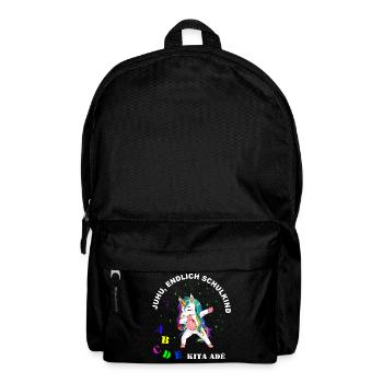 Dabbing Unicorn - Juhu, Kita adé - Rucksack - Schwarz - Vorne