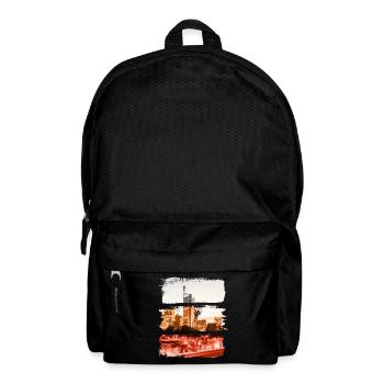 Frankfurt Vintage Retro Germany City Skyline - Backpack - black - Front