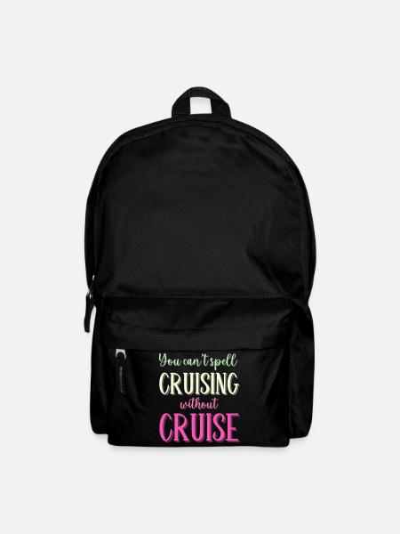 You cant Spell Cruising without Cruise - Backpack - black