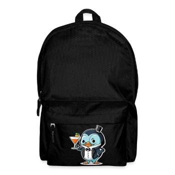 Pinguine gießen - Rucksack - Schwarz - Vorne