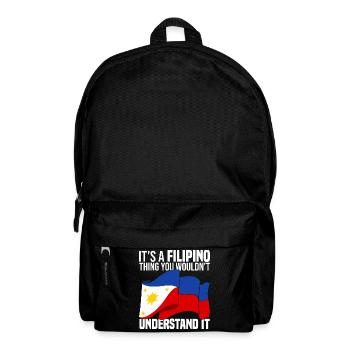 Philippinen - Rucksack - Schwarz - Vorne