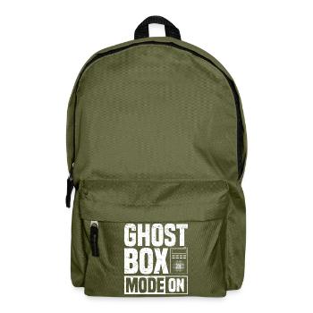 Geisterjäger Sprüche | Gespensterjäger Geschenke - Rucksack - Olivgrün - Vorne