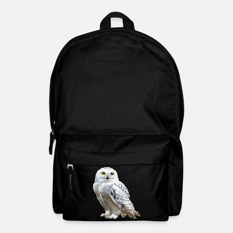 Schnee-Eule - Rucksack - Schwarz