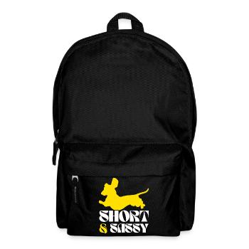 Dachshund Dog Dachshund Dog Breed Dachshund - Backpack - black - Front