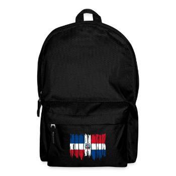 Dominican Republic Flag Dom Rep Flag Travel - Backpack - black - Front
