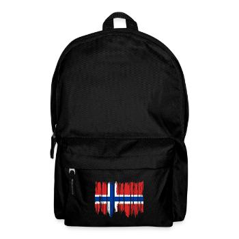Flag of Norway Scandinavia Norwegian Flag - Backpack - black - Front