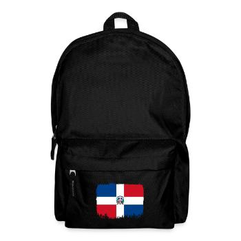 Dominican Republic Flag Dom Rep Flag Travel - Backpack - black - Front