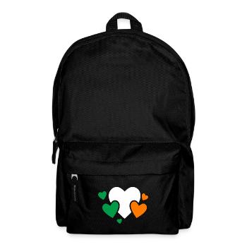 Drapeau de l’Irlande Vintage drapeau irlandais Dublin - Sac à dos - noir - Devant