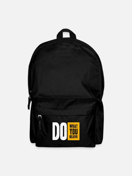 EGO Selbstbewusst T-Shirt geschenkide - Rucksack - Schwarz