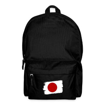 Drapeau du Japon Look Usé Nihon Drapeau Japonais - Sac à dos - noir - Devant