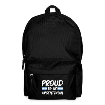 Argentina Flag South America Argentine Flag - Backpack - black - Front