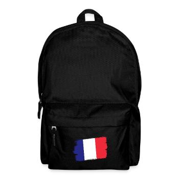 Drapeau de la France Look utilisé Drapeau de la France - Sac à dos - noir - Devant