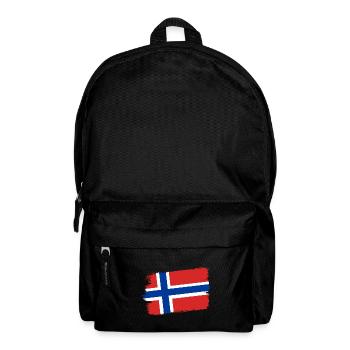 Norwegen Flagge Skandinavien Norwegische Fahne - Rucksack - Schwarz - Vorne