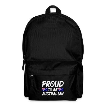 Australien Flagge Down Under Australische Fahne - Rucksack - Schwarz - Vorne