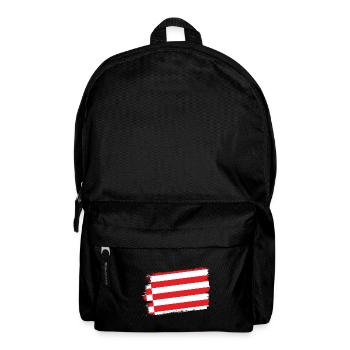 Bremen Flagge Bremer Fahne - Rucksack - Schwarz - Vorne