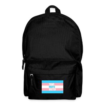 Trans Rights Matter - Rucksack - Schwarz - Vorne