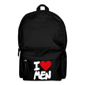 Ich bin schwul Ich liebe Männer - Rucksack - Schwarz - Vorne