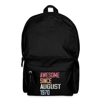 1970 Août - Cadeau D'anniversaire Août 1970 Août - Sac à dos - noir - Devant