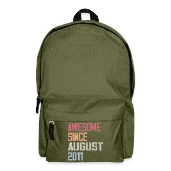 2011 August - Birthday Gift August 2011 August - Backpack - olive green - Front