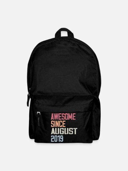 2019 August - Geburtstagsgeschenk August 2019 August - Rucksack - Schwarz