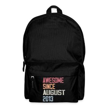 2013 August - Geburtstagsgeschenk August 2013 August - Rucksack - Schwarz - Vorne