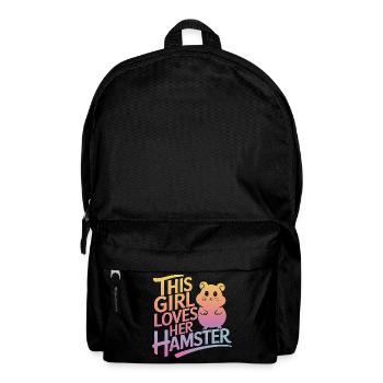 Hamster - Rucksack - Schwarz - Vorne
