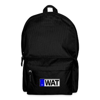 Wattenscheid Kennzeichen - Rucksack - Schwarz - Vorne