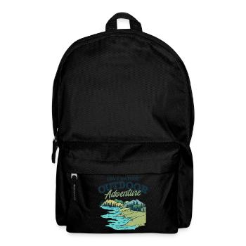 Outdoor Adventure Love Nature - Backpack - black - Front