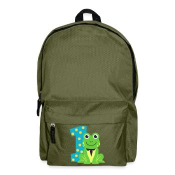 1. Geburtstag. erster Geburtstag - Rucksack - Olivgrün - Vorne