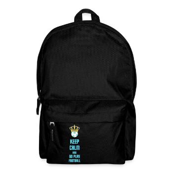 Restez calme et allez jouer au football! - Sac à dos - noir - Devant