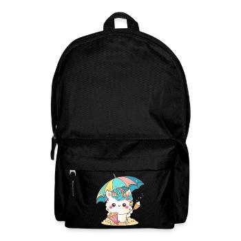 Licorne mignonne pour les enfants - Sac à dos - noir - Devant
