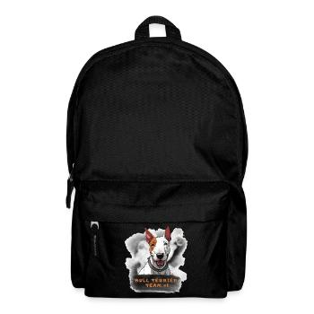 Bull terrier team number 1 Champion Winner Leader - Backpack - black - Front