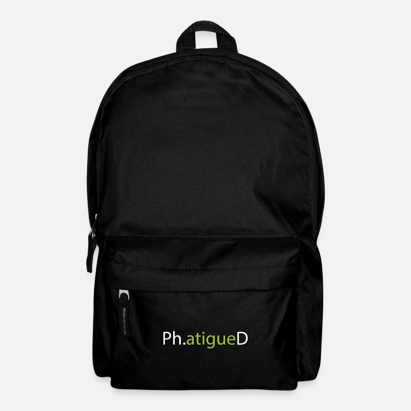 Étudiant diplômé Fat - Sac à dos - noir
