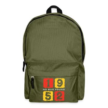 Vintage anniversary 70 years born in 1952 - Backpack - olive green - Front