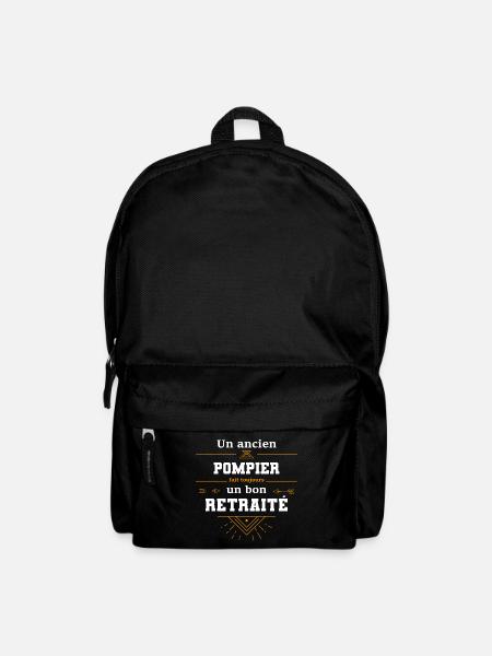 A former firefighter always makes a good retiree - Backpack - black
