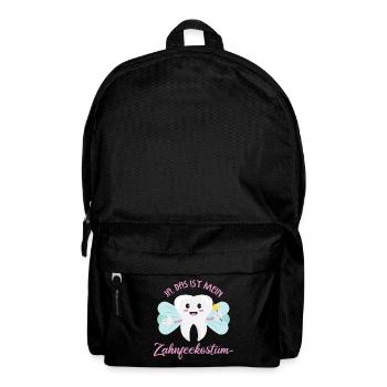 Lustiges Zahnfee Kostüm Fasching - Rucksack - Schwarz - Vorne
