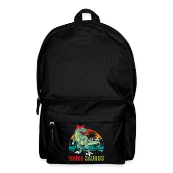 Mamasaurus T Rex dinosaure Drôle Maman Famille - Sac à dos - noir - Devant