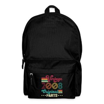 Vintage 2008 Original, Cadeau D'anniversaire - Sac à dos - noir - Devant