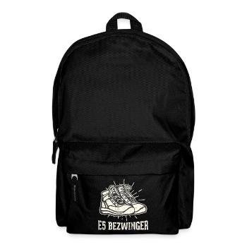 Alpenüberquerung Oberstdorf Meran E5 Fernwanderweg - Rucksack - Schwarz - Vorne