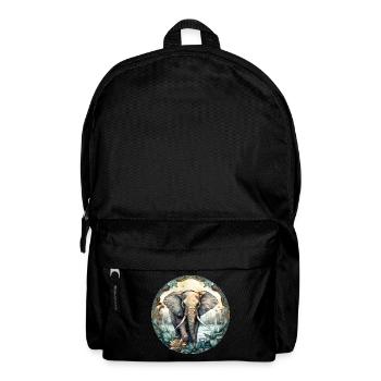 Elephant in the Rainforest Gift Wildlife Fans - Backpack - black - Front
