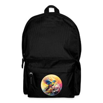 Oiseau Oiseau Songbird Cadeau pour les Fans d’Oiseaux Nature - Sac à dos - noir - Devant