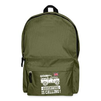 Landy Adventure is Calling - Backpack - olive green - Front