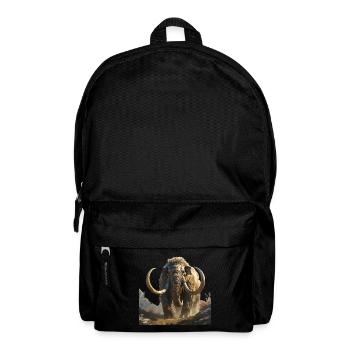 Das Mammut war ein Majestätisches Wesen - Rucksack - Schwarz - Vorne